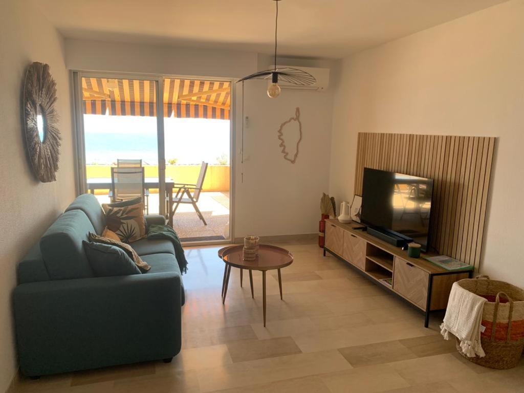 Marinella, Vue Mer Panoramique, Superbe T2 Plage A 150 M Ajaccio  Dış mekan fotoğraf